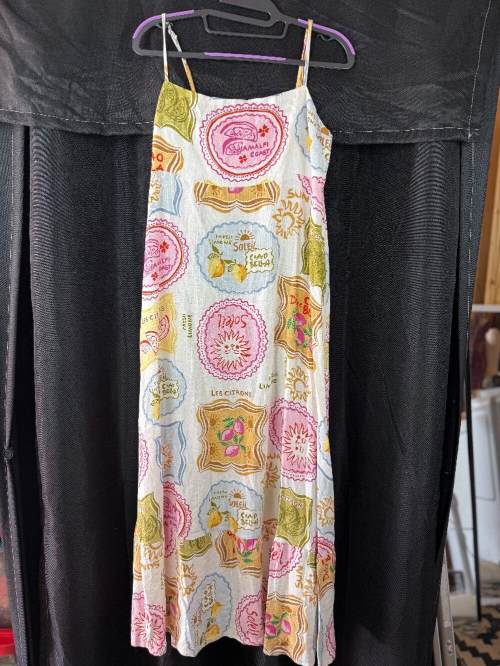 Label Of Love Maxi Linen Dress (Size M)